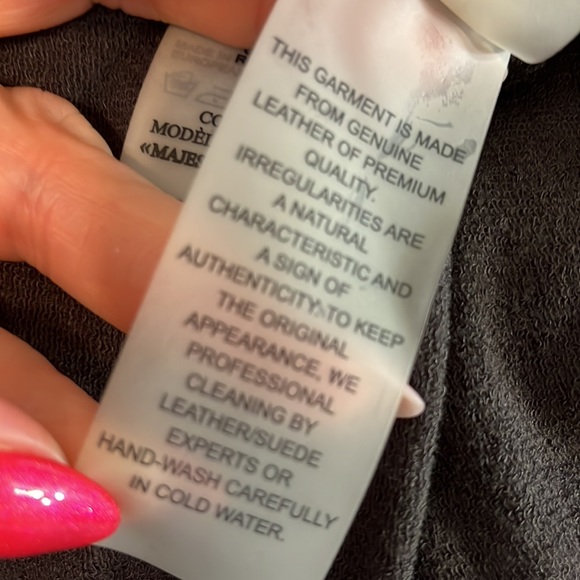 Majestic Filatures du Lion Leather Deluxe Tee Washable French Touch Medium Brown - Picture 11 of 13